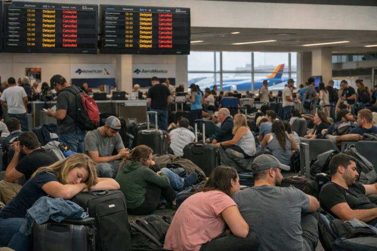 Travellers Stranded in Mexico as Cancún and Monterrey Airports Delay 141 Flights and Cancel 8, Disrupting American Airlines, Aeromexico, Southwest, and More, Impacting Routes to Mexico City, New York, Houston, Los Angeles, and Cancun