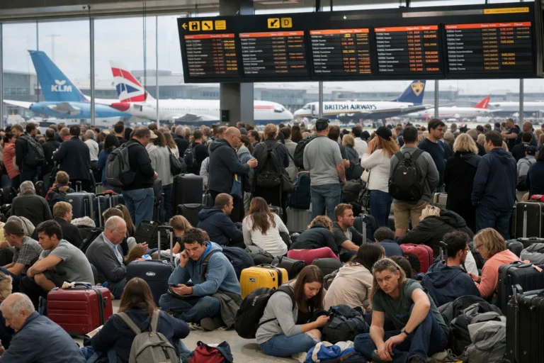 Thousands Of Passengers Grounded Around Europe As Spain, England, France, Italy, Ireland, And Netherlands Delay 1899 And Cancel 50 Flights, Disrupting KLM, British, ITA, Ryanair, And Other Airlines In London, Paris, Rome, Madrid, And More