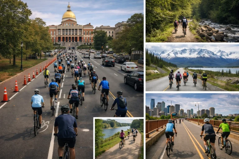 Massachusetts Overtakes New Hampshire, Minnesota, Rhode Island, Iowa, Alaska, West Virginia and More American States Dominating in 2026 Cycling Rankings as US Safety Divide Widens, Find Out More in This New Research