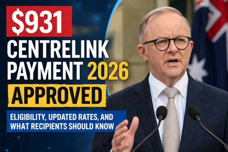 $931 Centrelink Payment 2026 Approved: Eligibility, Updated Rates, and What Recipients Should Know
