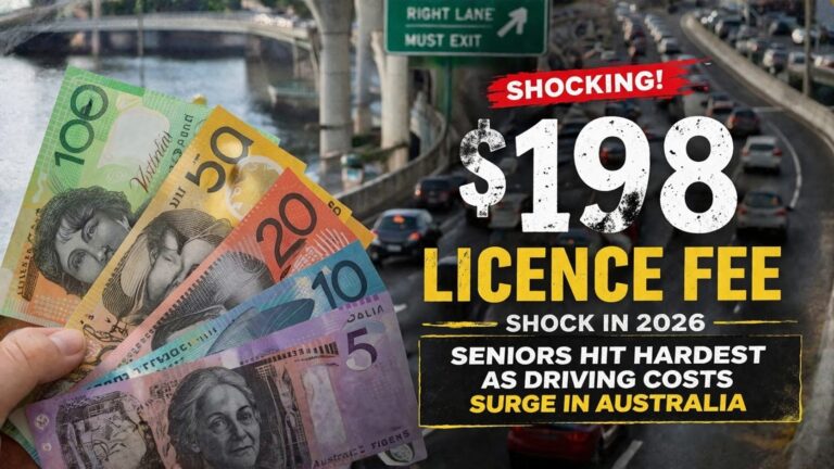 $198 Licence Fee Shock in 2026 – Seniors Hit Hardest as Driving Costs Surge in Australia